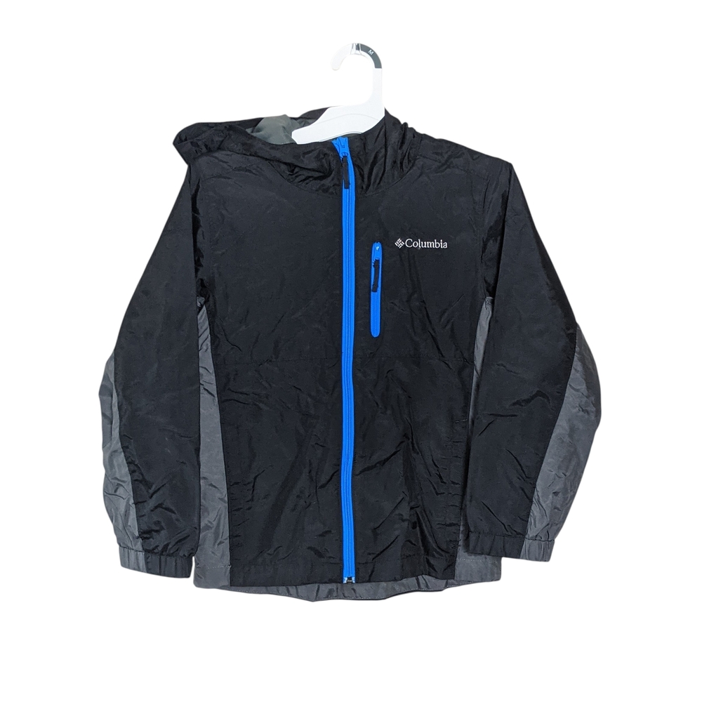 Columbia Boys Hooded Rain Jacket Size S